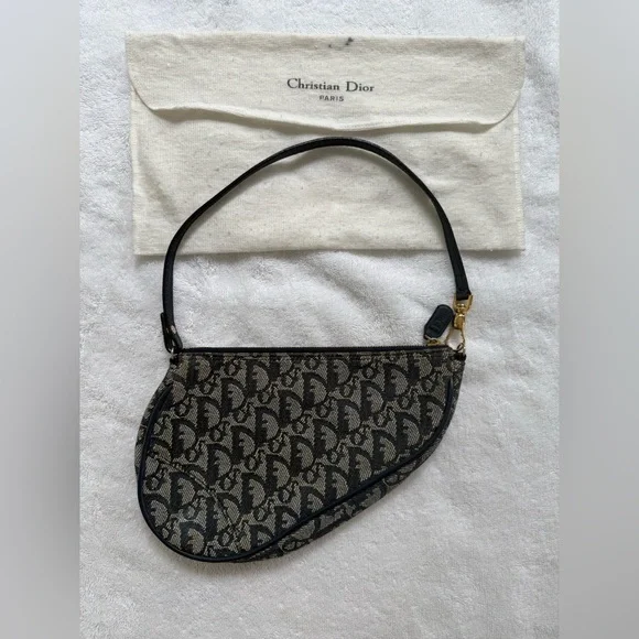 Vintage | Christian Dior Saddle Bag Pochette (Mini) - Picture 1 of 16